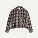 Navy/Wheat Cobain Check Cubic Shirt