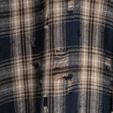 Navy/Wheat Cobain Check Cubic Shirt
