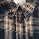 Navy/Wheat Cobain Check Cubic Shirt