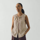 Pastel Lemon Sorbet Stripe Top