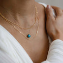 Wanderlust Life Mohave Turquoise Fine Cord Necklace