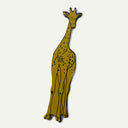 Yellow Giraffe Bookmark
