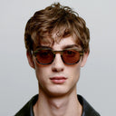 Striped Horn Zan Sunglasses
