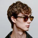Striped Horn Zan Sunglasses