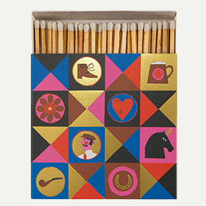 Colourful Gentleman Safety Matches
