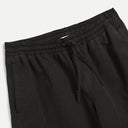Dark Green Garment Dyed Linen Alva Skate Trouser