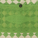 Green Check Nonna House Lace Apron