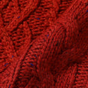 Red Nep Aran Cardigan