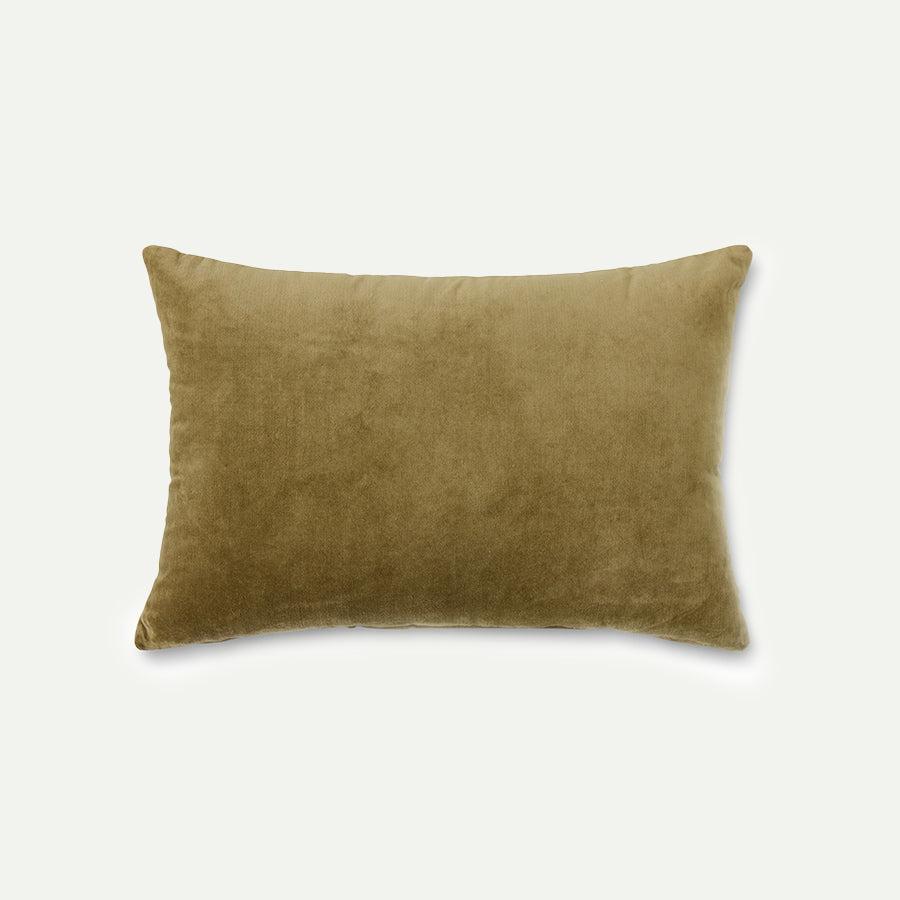 Army Green Velvet Cushion