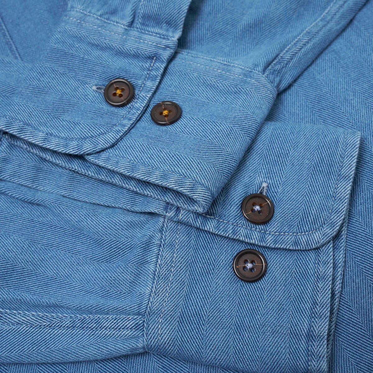 Washed Indigo Attendant Shirt