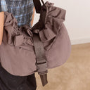 Grey Atticus Buckle Bag