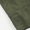 Olive Backsatin Essential Fatigue Shorts