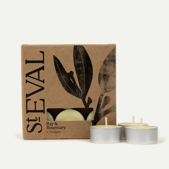 St. Eval Bay & Rosemary Scented Tealights