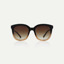 A.Kjaerbede Black/Brown Transparent Billy Sunglasses