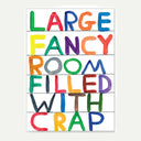 Large Fancy Room A6 Art Postcard