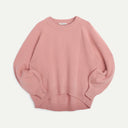 Pink Wool Knit Bellow Sleeve Jumper