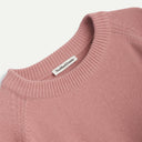 Pink Wool Knit Bellow Sleeve Jumper
