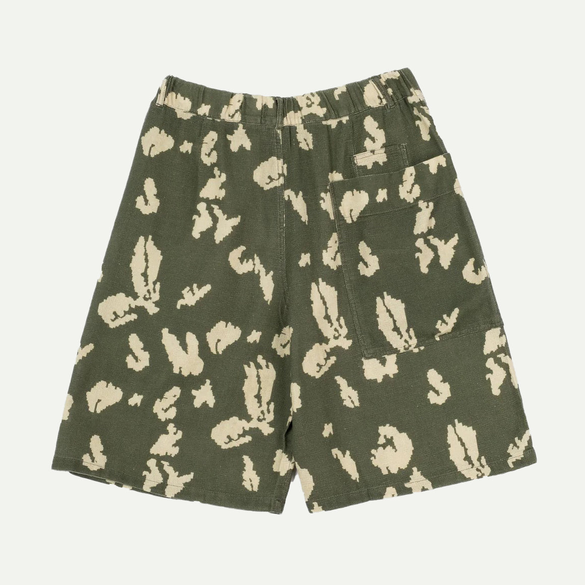 Mint/Off White Bermuda Shorts
