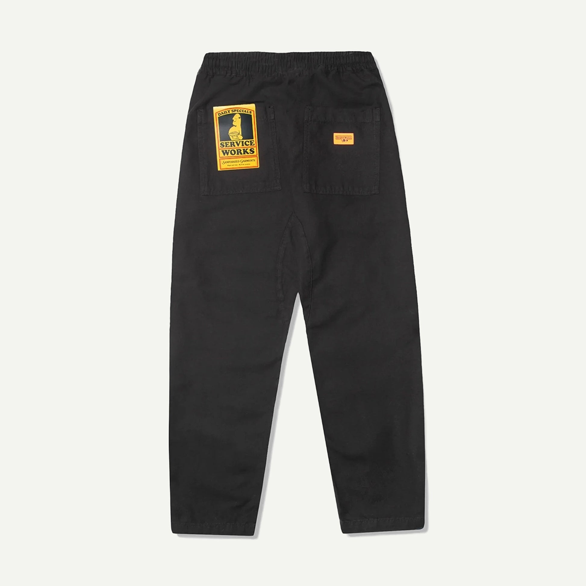Black Canvas Chef Pants