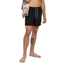 Solid Black Swim Trunk