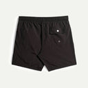 Solid Black Swim Trunk