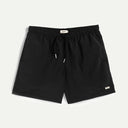 Solid Black Swim Trunk