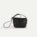 Black Orbed Tab Bag