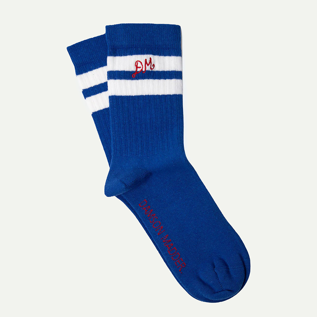 Blue Sporty Calf Length Socks
