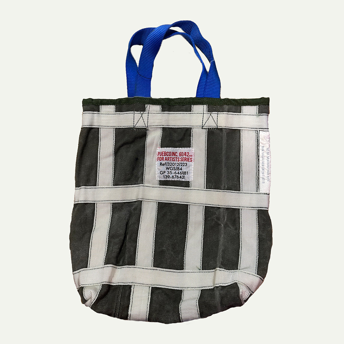 Blue Handle Vintage Parachute Brake Bag