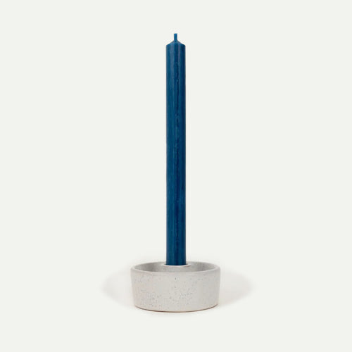 10" Bedruthan Blue Dinner Candles