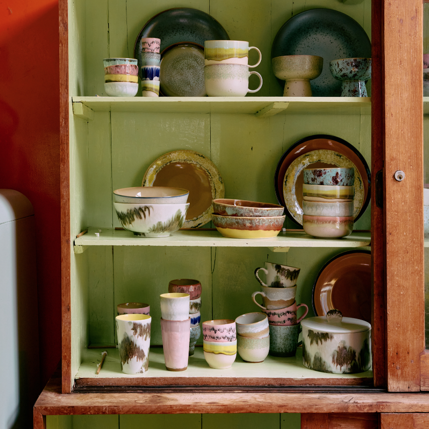 70's Ceramics Impression Dessert Bowls (set of 4)