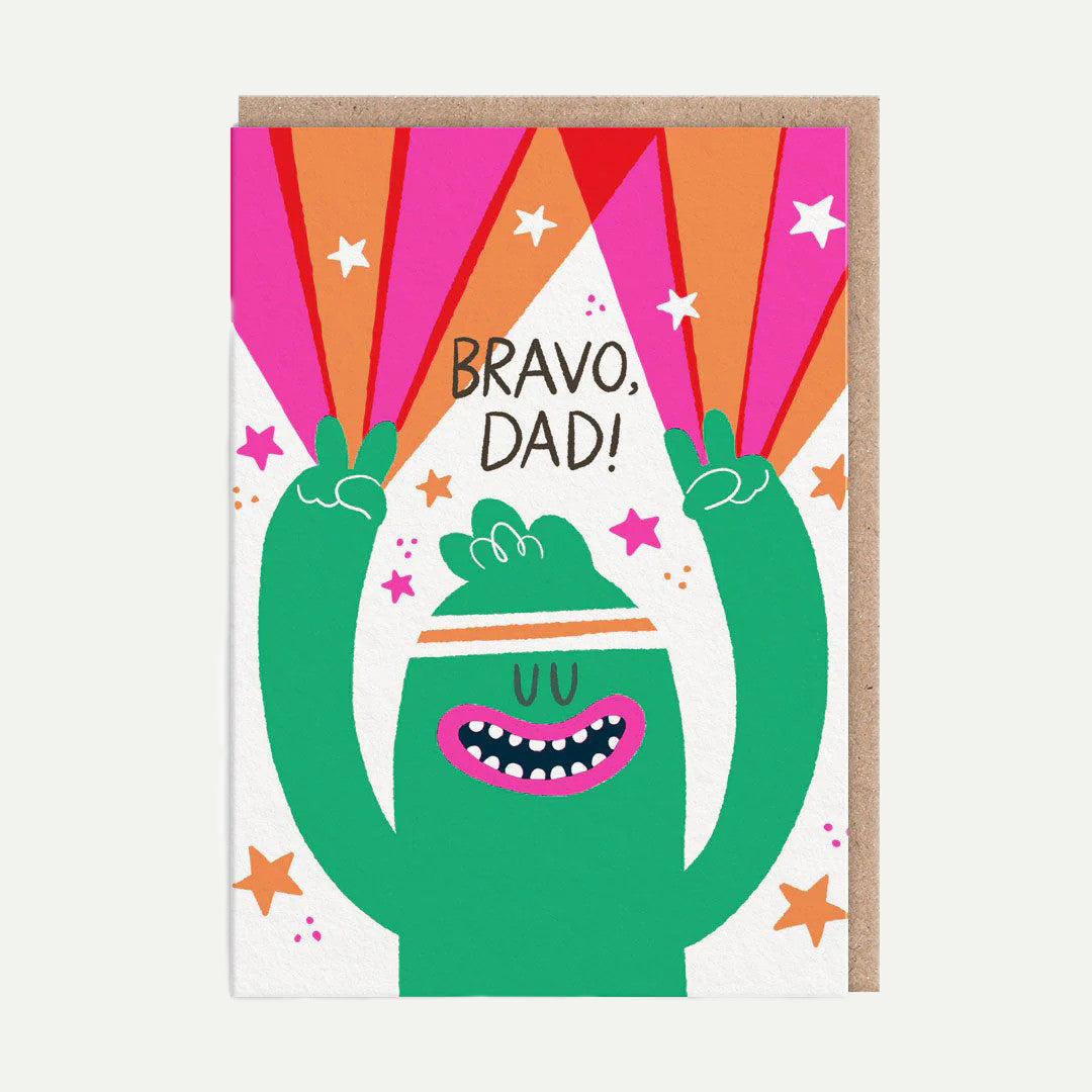 Bravo Dad Father's Day Card