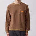 Brown/Yellow Waffle Contrast Thermal LS T-Shirt