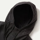 Black Herringbone Pigment Dye Smock