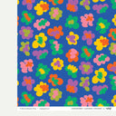 Wrap Blue Flower Burst Wrapping Paper