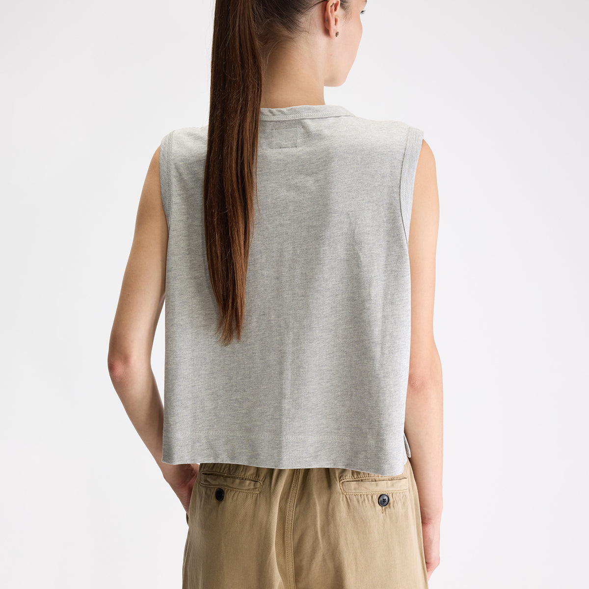Heather Grey Cuare T-Shirt