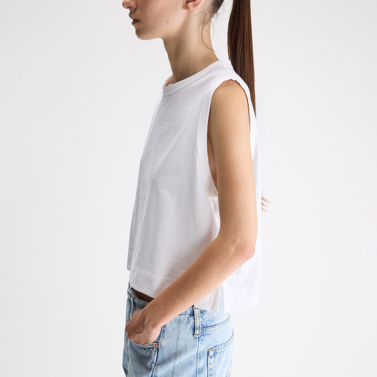 White Cuare T-Shirt