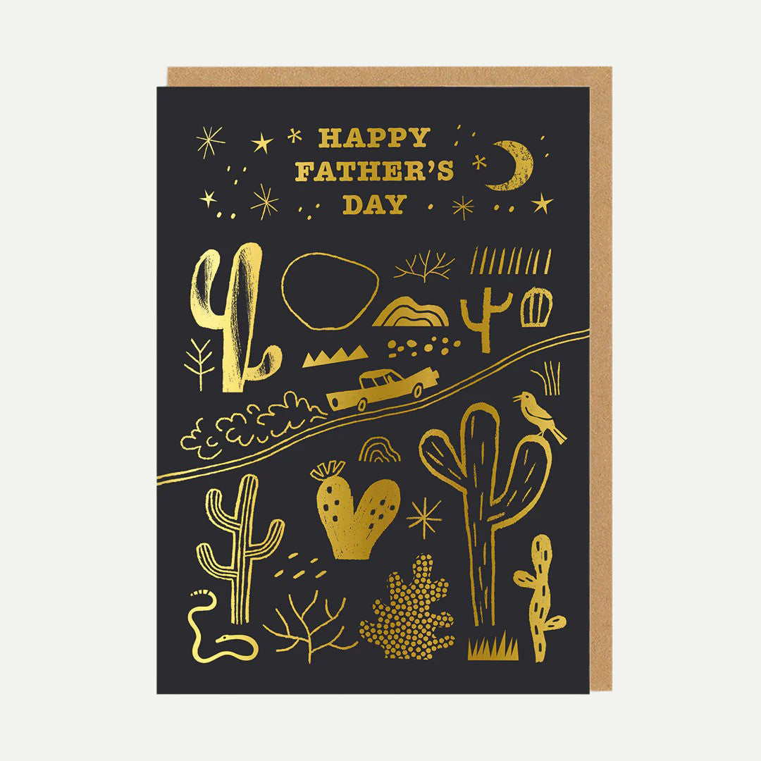 Desert Landscape Father's Day Card