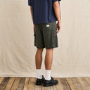 Olive Washed Canvas Short
