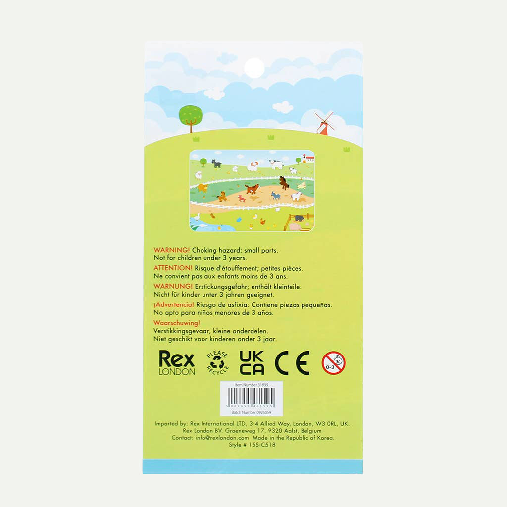 Farm Animals 3D Puffy Stickers