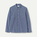 Blue Chambray Cotton/Linen Shirt