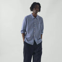 Blue Chambray Cotton/Linen Shirt