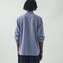 Blue Chambray Cotton/Linen Shirt