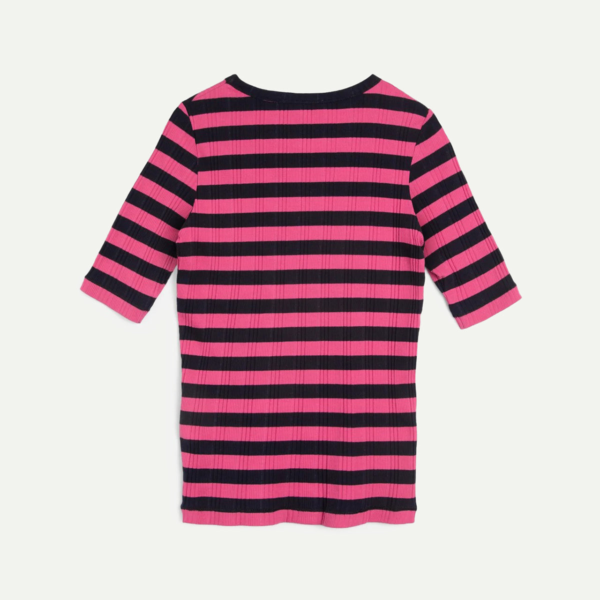 Pink/Navy Charlotte Short Sleeve Top
