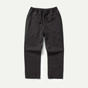 Black Herringbone Pigment Dye Chef Pants