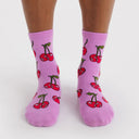 Cherries Crew Sock