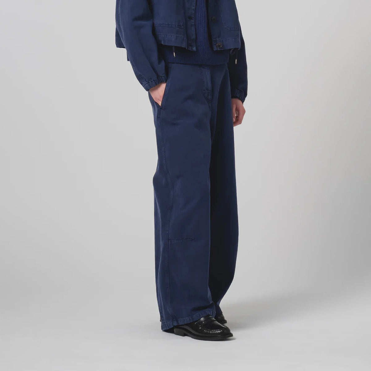 Indigo Blue Canvas Atlantide Chino