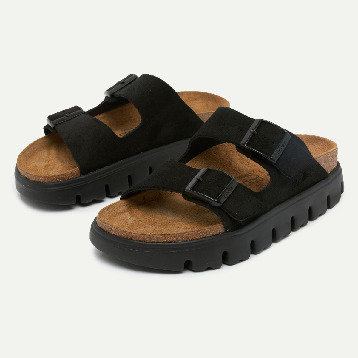 Black Chunky Birko-Flor Arizona Sandal