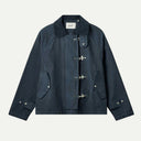 Navy Cinder Clasp Canvas Jacket