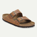 Cognac Arizona Leather Sandals